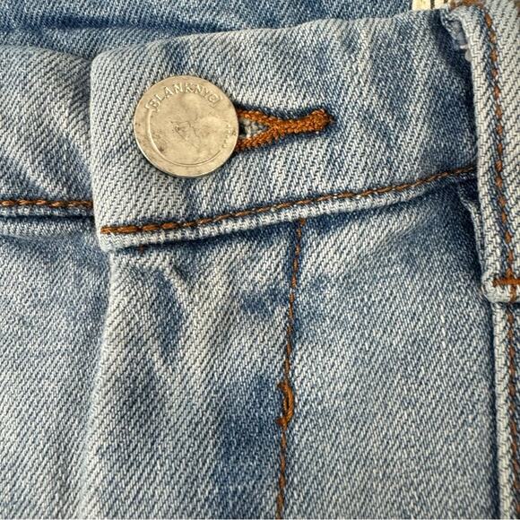 Blank NYC Cosmic High Flare Leg Jeans Light Wash Pockets Low Rise Retro Size 26 - Picture 4 of 10